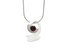 Load image into Gallery viewer, Amethyst and Blue Topaz pendant in sterling silver by Joryel Vera, style P7373 - view 2