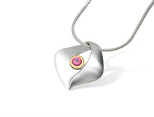 Load image into Gallery viewer, Amethyst and Blue Topaz pendant in sterling silver by Joryel Vera, style P7318