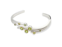 Load image into Gallery viewer, Amethyst and Sky Blue Topaz bracelet in sterling silver by Joryel Vera, style B2901 - view 3