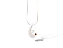 Load image into Gallery viewer, Iolite and Mabe Pearl pendant in sterling silver by Joryel Vera, style P7362