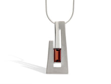 Load image into Gallery viewer, Amethyst and Blue Topaz pendant in sterling silver by Joryel Vera, style P7313 - view 3