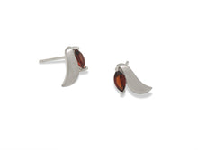 Load image into Gallery viewer, Amethyst and Blue Topaz earrings in sterling silver by Joryel Vera, style E9290 - view 3