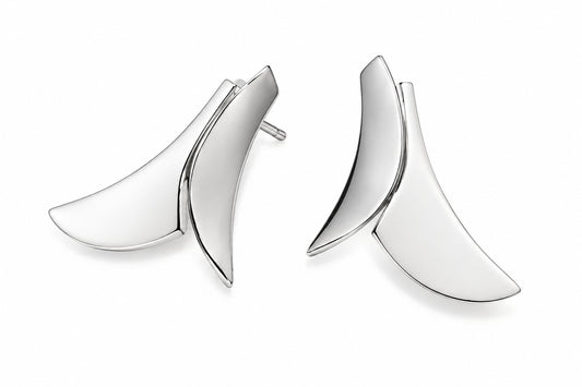 Sterling silver earrings by Joryel Vera, style E9295 - view 2
