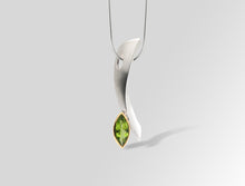 Load image into Gallery viewer, Amethyst and Blue Topaz pendant in sterling silver by Joryel Vera, style P6118