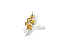 Load image into Gallery viewer, Amethyst and Blue Topaz ring in sterling silver by Joryel Vera, style R7186 - view 2