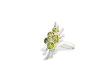 Load image into Gallery viewer, Amethyst and Blue Topaz ring in sterling silver by Joryel Vera, style R7186 - view 4