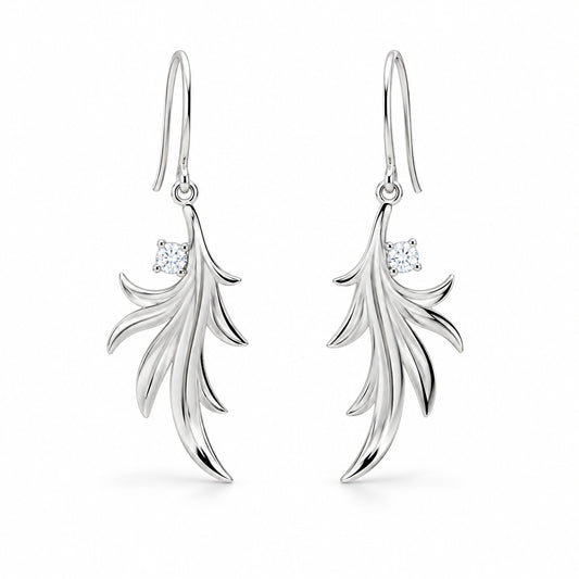 Garnet and Iolite earrings in sterling silver by Joryel Vera, style E9304