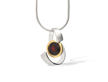 Load image into Gallery viewer, Amethyst and Blue Topaz pendant in sterling silver by Joryel Vera, style P7314 - view 4