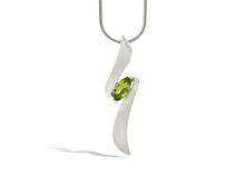 Load image into Gallery viewer, Amethyst and Blue Topaz pendant in sterling silver by Joryel Vera, style P7312 - view 3