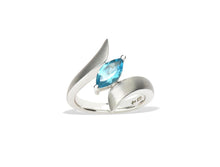 Load image into Gallery viewer, Amethyst and Blue Topaz ring in sterling silver by Joryel Vera, style R6978 - view 2