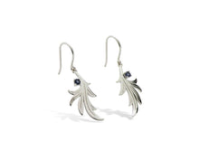 Load image into Gallery viewer, Garnet and Iolite earrings in sterling silver by Joryel Vera, style E9304 - view 2
