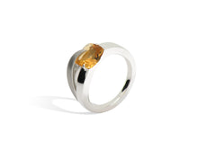 Load image into Gallery viewer, Amethyst and Blue Topaz ring in sterling silver by Joryel Vera, style R5825 - view 5