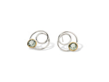 Load image into Gallery viewer, Amethyst and Blue Topaz earrings in sterling silver by Joryel Vera, style E7798 - view 4