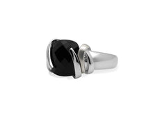 Load image into Gallery viewer, Black Onyx ring in sterling silver by Joryel Vera, style R6988