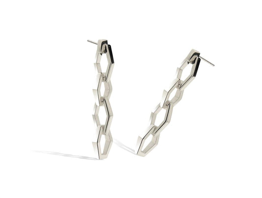 Sterling silver earrings by Joryel Vera, style E3128
