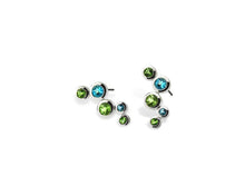 Load image into Gallery viewer, Amethyst and Iolite earrings in sterling silver by Joryel Vera, style E5188 - view 3