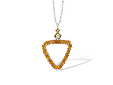 Load image into Gallery viewer, Amethyst and Blue Topaz pendant in sterling silver by Joryel Vera, style P7370 - view 4
