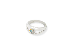 Load image into Gallery viewer, Amethyst and Blue Topaz ring in sterling silver by Joryel Vera, style R1824 - view 2
