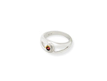 Load image into Gallery viewer, Amethyst and Blue Topaz ring in sterling silver by Joryel Vera, style R1824 - view 4