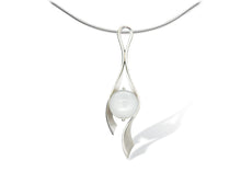 Load image into Gallery viewer, Labradorite and Lapis Lazuli pendant in sterling silver by Joryel Vera, style P6131