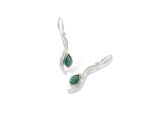 Load image into Gallery viewer, Amethyst and Blue Topaz earrings in sterling silver by Joryel Vera, style E9286 - view 3