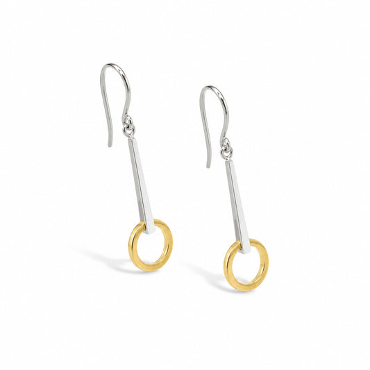 Sterling silver earrings by Joryel Vera, style E9860 - view 2