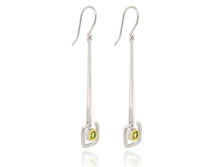 Load image into Gallery viewer, Amethyst and Blue Topaz earrings in sterling silver by Joryel Vera, style E9857