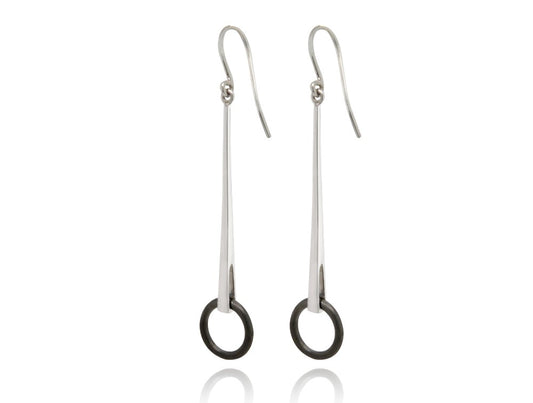 Sterling silver earrings by Joryel Vera, style E9860 - view 3