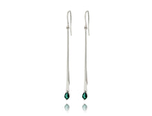 Load image into Gallery viewer, Citrine and Green Quartz earrings in sterling silver by Joryel Vera, style E9895 - view 2