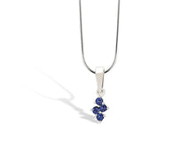 Load image into Gallery viewer, Garnet and Iolite pendant in sterling silver by Joryel Vera, style P3223 - view 3