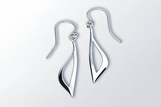 Sterling silver earrings by Joryel Vera, style E9330 - view 3