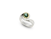 Load image into Gallery viewer, Amethyst and Blue Topaz ring in sterling silver by Joryel Vera, style R7001 - view 2