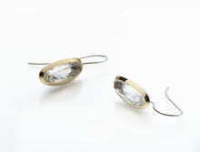 Load image into Gallery viewer, Rock Crystal earrings in sterling silver by Joryel Vera, style E5480