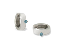 Load image into Gallery viewer, Blue Topaz and Iolite earrings in sterling silver by Joryel Vera, style E2299 - view 2