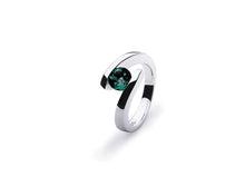 Load image into Gallery viewer, Amethyst and Blue Topaz ring in sterling silver by Joryel Vera, style R3266 - view 5