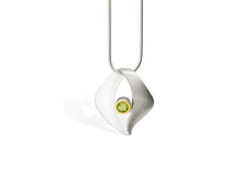 Load image into Gallery viewer, Amethyst and Blue Topaz pendant in sterling silver by Joryel Vera, style P7318 - view 4
