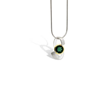 Load image into Gallery viewer, Amethyst and Blue Topaz pendant in sterling silver by Joryel Vera, style P7314 - view 6