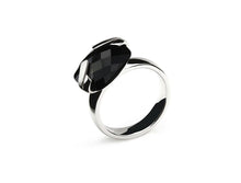 Load image into Gallery viewer, Black Onyx ring in sterling silver by Joryel Vera, style R4386 - view 2