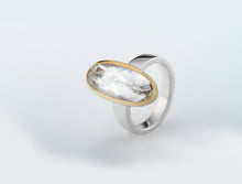 Load image into Gallery viewer, Rock Crystal ring in sterling silver by Joryel Vera, style R4972 - view 2