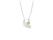 Load image into Gallery viewer, Amethyst and Blue Topaz pendant in sterling silver by Joryel Vera, style P1606 - view 3