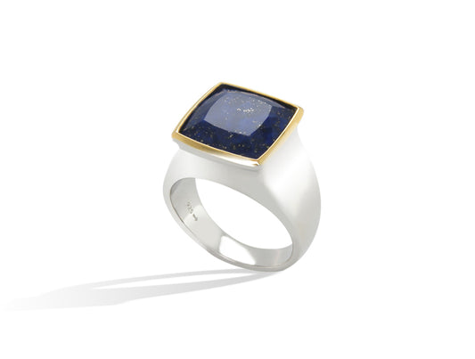 Lapis Lazuli ring in sterling silver by Joryel Vera, style R4587