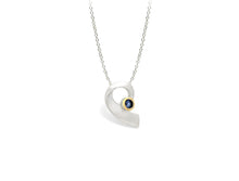 Load image into Gallery viewer, Amethyst and Blue Topaz pendant in sterling silver by Joryel Vera, style P1606 - view 2