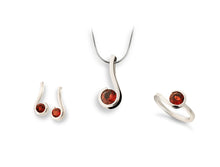 Load image into Gallery viewer, Amethyst and Peridot jewelry set in sterling silver by Joryel Vera - view 5
