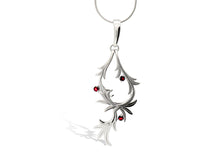 Load image into Gallery viewer, Iolite and White Topaz pendant in sterling silver by Joryel Vera, style P7324