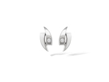 Load image into Gallery viewer, Diamond earrings in sterling silver by Joryel Vera, style E2664 - view 2