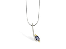 Load image into Gallery viewer, Amethyst and Garnet pendant in sterling silver by Joryel Vera, style P7592 - view 2