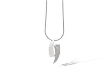 Load image into Gallery viewer, Sapphire and Diamond earrings in sterling silver by Joryel Vera, style P2312 - view 2