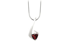 Load image into Gallery viewer, Blue Topaz and Iolite pendant in sterling silver by Joryel Vera, style P7311