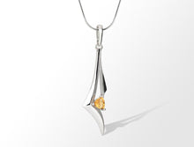 Load image into Gallery viewer, Amethyst and Blue Topaz pendant in sterling silver by Joryel Vera, style P7327 - view 4