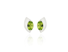 Load image into Gallery viewer, Amethyst and Blue Topaz earrings in sterling silver by Joryel Vera, style E9298 - view 2